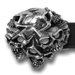 Alchemy belt buckle B94 Gestalt Skull